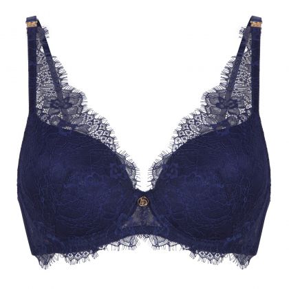Linga Dore Triangle voorgevormde BH Blue Ribbon blauw 70 B