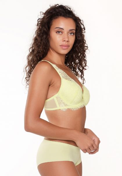 Linga Dore Triangle voorgevormde BH Sunny Lime geel 75 A