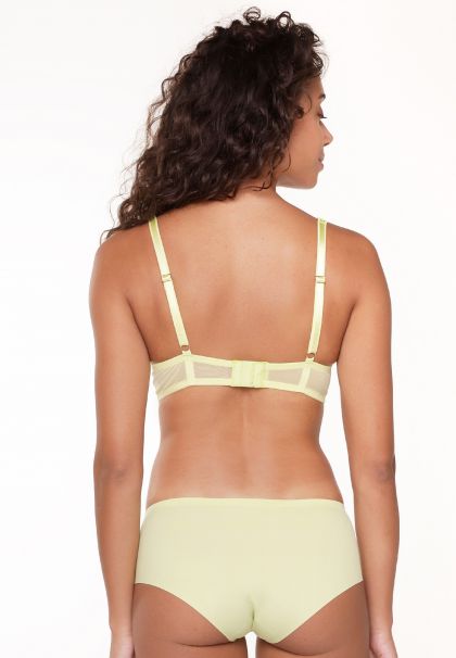 Linga Dore Triangle voorgevormde BH Sunny Lime geel 75 A
