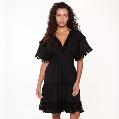 Linga Dore Tunic zwart 38 -