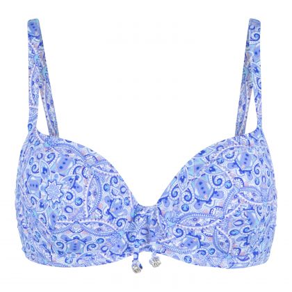 Linga Dore Voorgevormde bikini top blauw 44 E