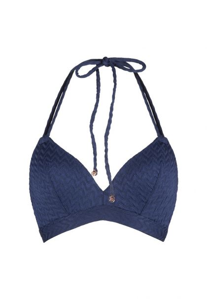 Linga Dore Voorgevormde triangel bikini blauw 36 A