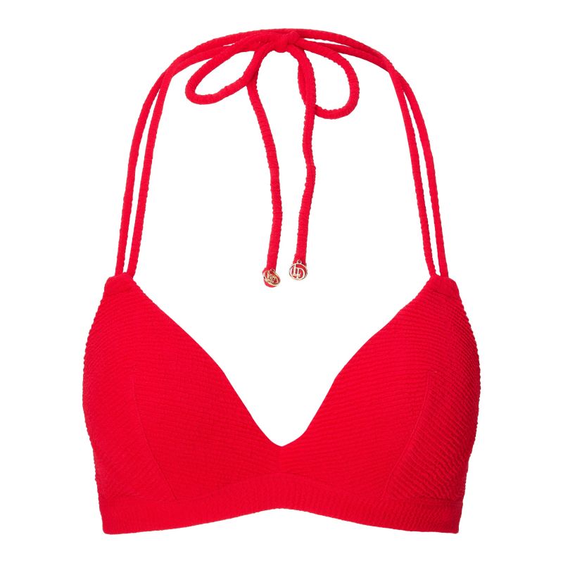 Linga Dore Voorgevormde Triangel Bikini rood 40 F