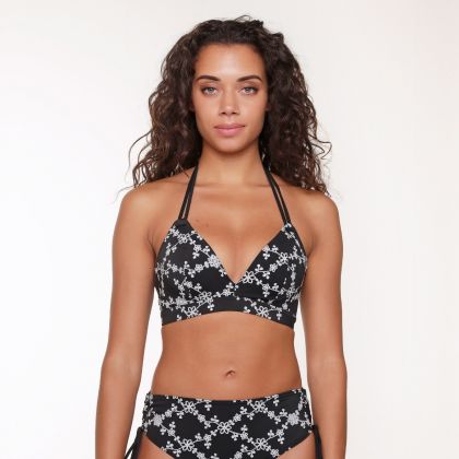 Linga Dore Voorgevormde Triangel Bikini zwart 40 A