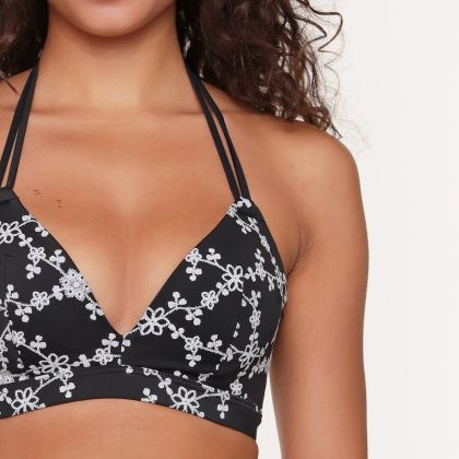 Linga Dore Voorgevormde Triangel Bikini zwart 40 A