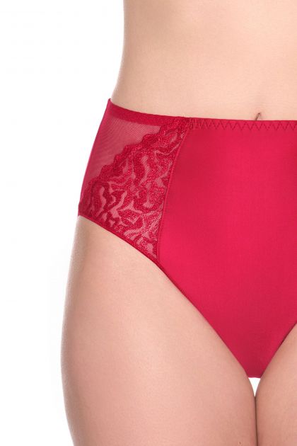 Louisa Bracq Culotte Electric Waves Rougeà Lèvre rood 42 -