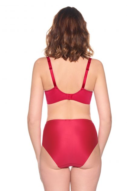 Louisa Bracq Culotte Electric Waves Rougeà Lèvre rood 42 -