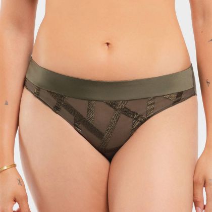 Louisa Bracq Slip Olive kaki 38 -