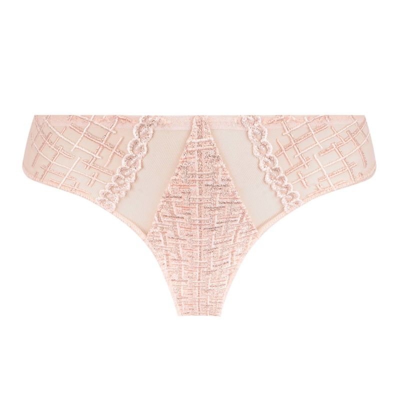 Louisa Bracq Slip Tweegy Nude Rose roos 36 -