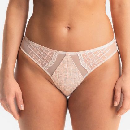 Louisa Bracq Slip Tweegy Nude Rose roos 36 -