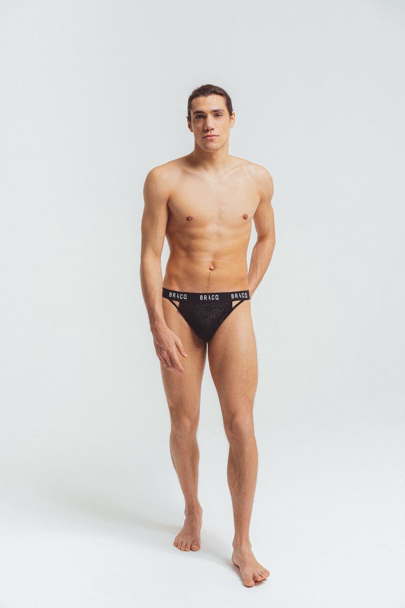 Louisa Bracq String Bracq Tribal zwart Xl -