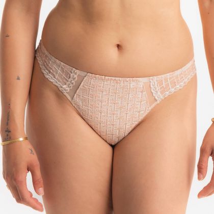 Louisa Bracq String Tweegy Nude Rose roos 38 -