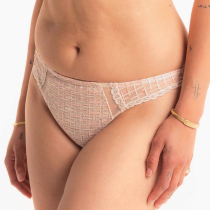 Louisa Bracq String Tweegy Nude Rose roos 38 -