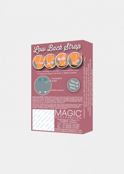 Magic Low Back Strap huidskleur One Size -