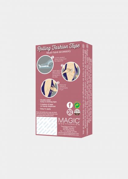 Magic Rolling Fashion Tape transparant One Size -