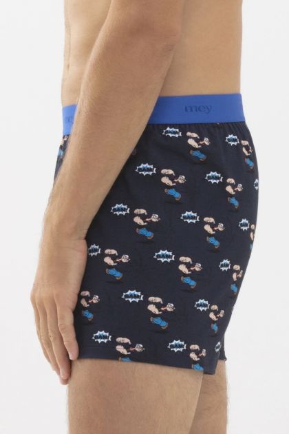 Mey Losse Boxershort Serie POPEYE blauw 8 -