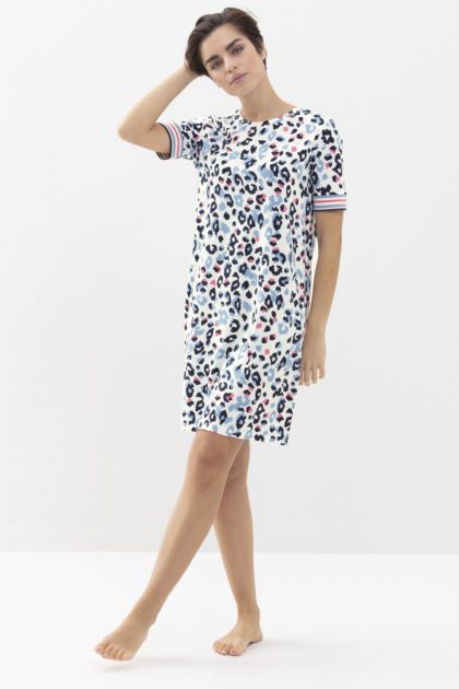 Mey Nachthemd Serie Ayleen blauw Xxl -