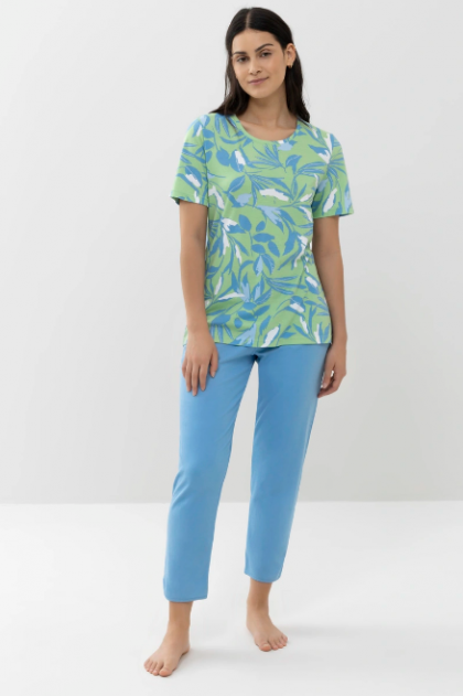 Mey Pyjama 7/8 broek groen 38 -
