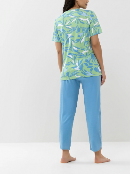 Mey Pyjama 7/8 broek groen 38 -