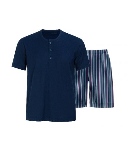 Mey Pyjama blauw 56 -