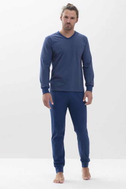 Mey Pyjama blauw 48 -