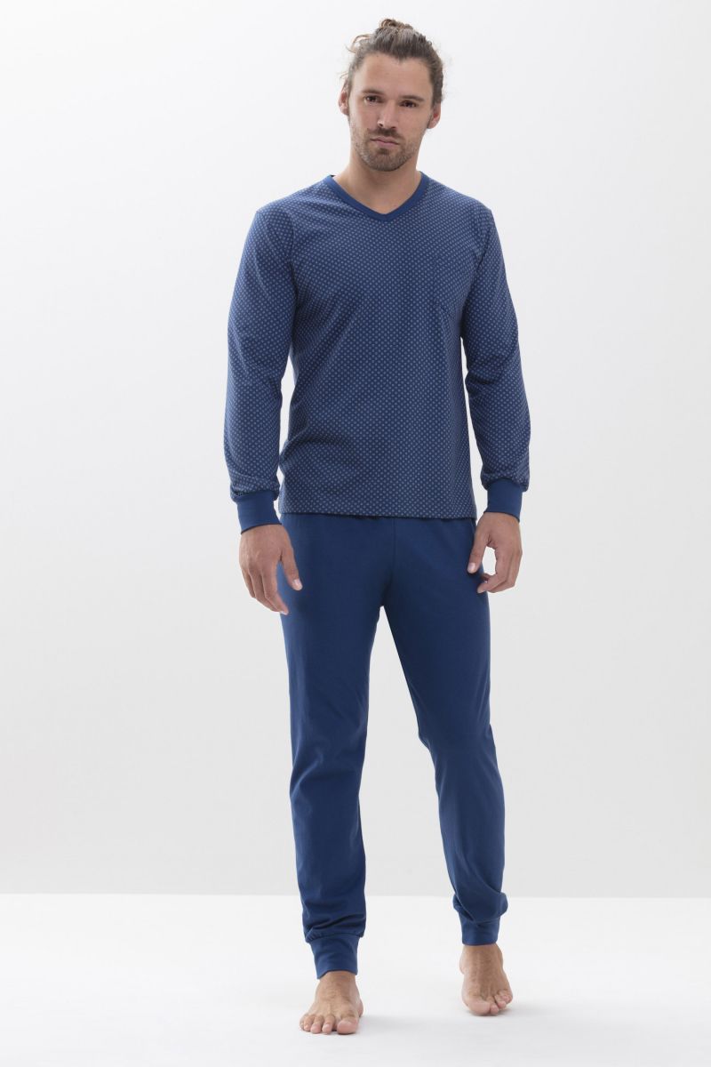 Mey Pyjama blauw 48 -