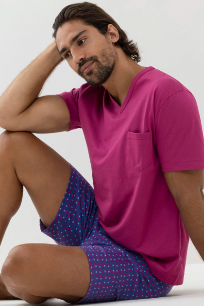 Mey Pyjama blauw 54 -