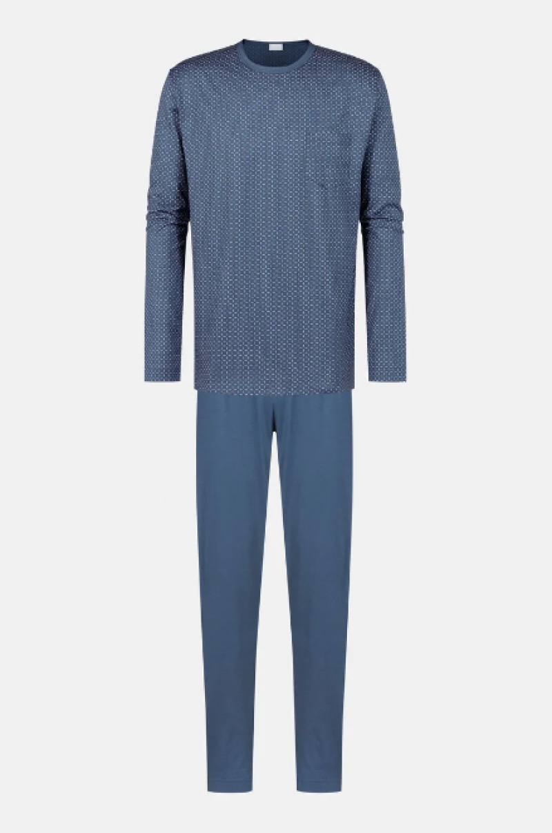 Mey Pyjama blauw 54 -