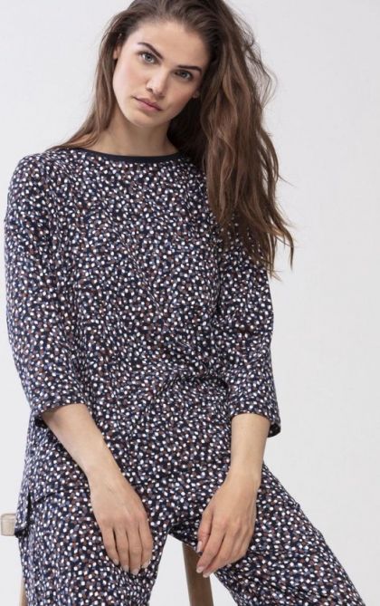 Mey Shirt 3/4 sleeve blauw Xl -