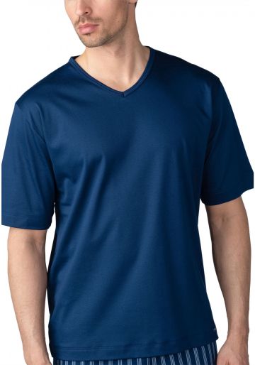 Mey Shirt korte mouw blauw 56 -