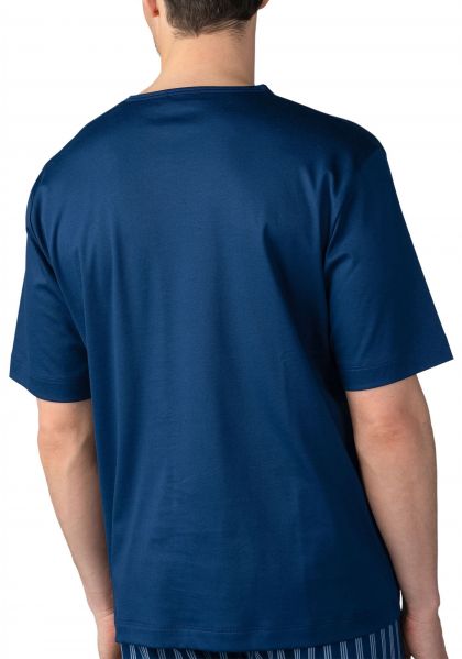 Mey Shirt korte mouw blauw 48 -