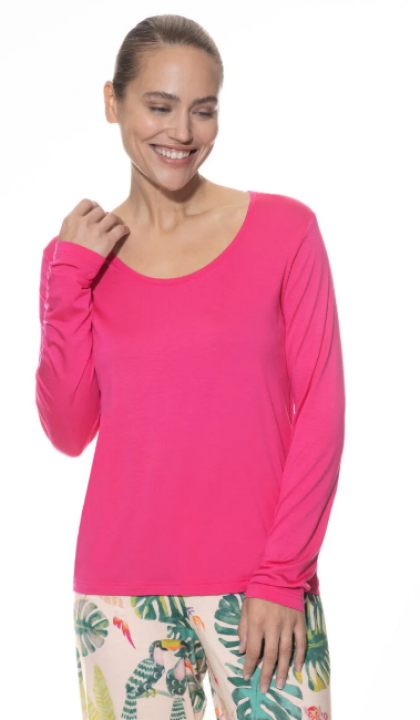 Mey Shirt lange mouw Serie Captivating fuchsia S -