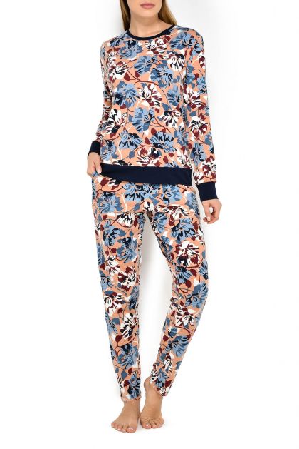 Mey Shirt Long Sleeve Lona blauw Xxl -