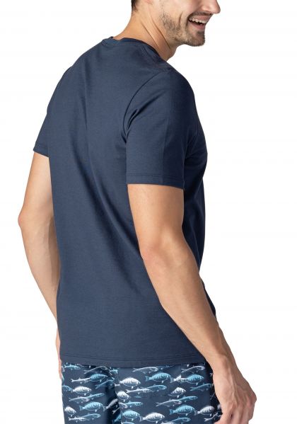 Mey Shirt Serie Ringwood blauw S -