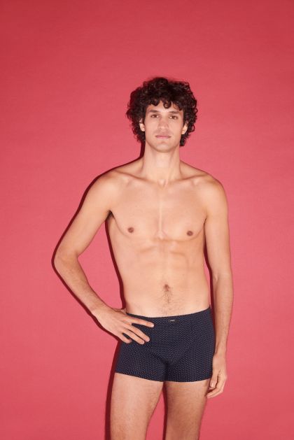 Mey Short katoen blauw M -