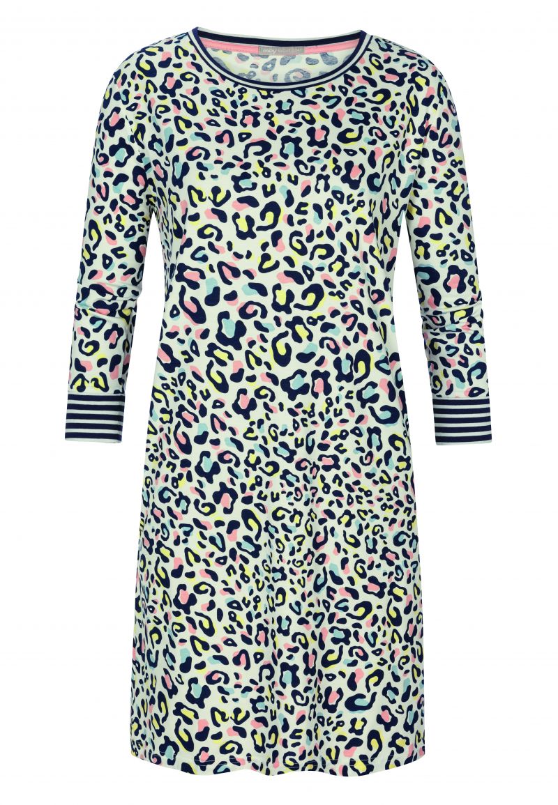 Mey Sleepshirt 3/4 Night2Day Felicia blauw S -