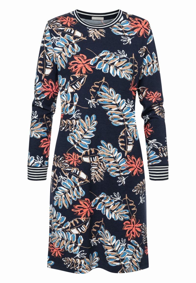 Mey Sleepshirt blauw Xl -