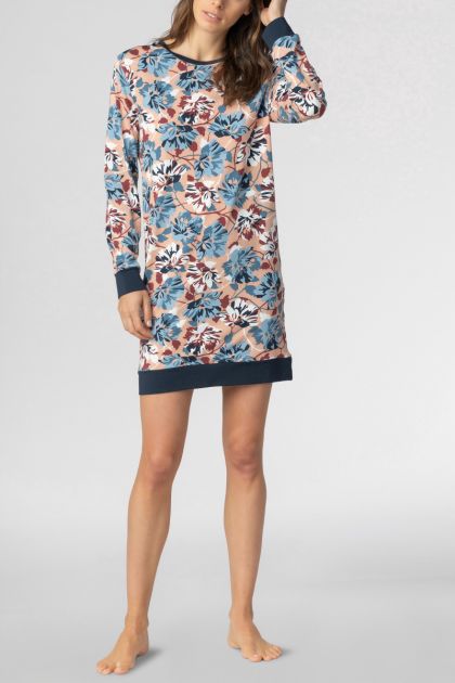 Mey Sleepshirt Lona blauw Xl -