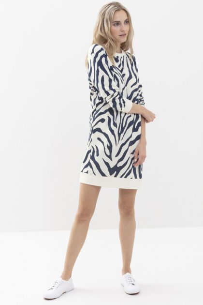 Mey Sweat Dress blauw L -