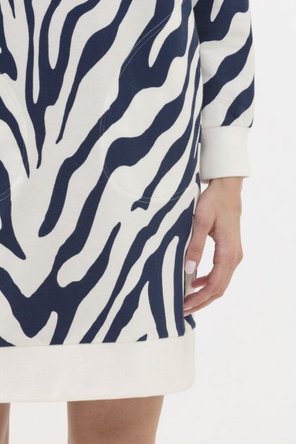 Mey Sweat Dress blauw L -