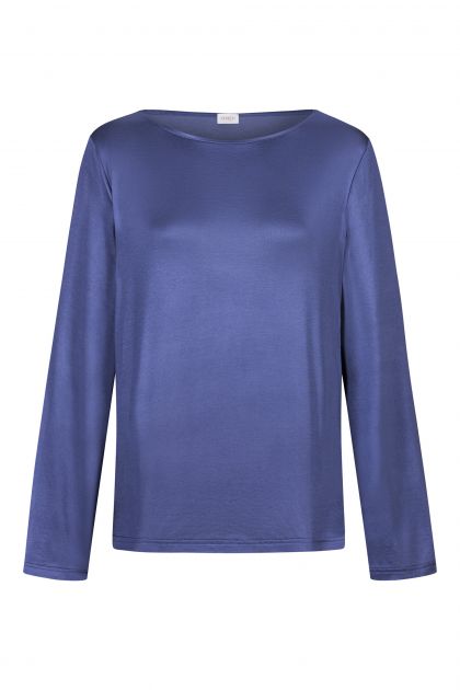 Mey T-shirt Lange mouw blauw Xs -