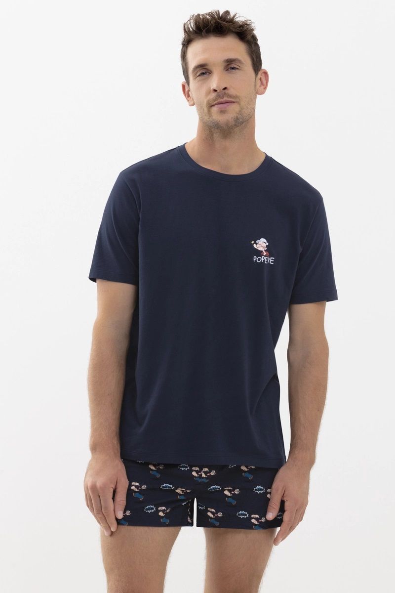 Mey T-shirt Serie POPEYE blauw S -