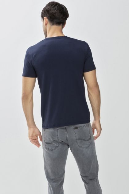 Mey V-Neck Shirt blauw Xl -