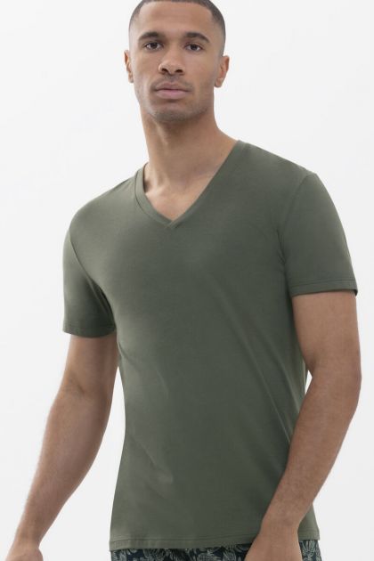 Mey V-Neck Shirt groen L -