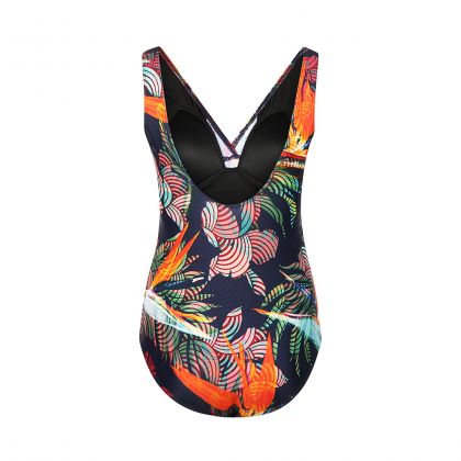 Mila Ladies swimsuit twisted cup blauw 48 -