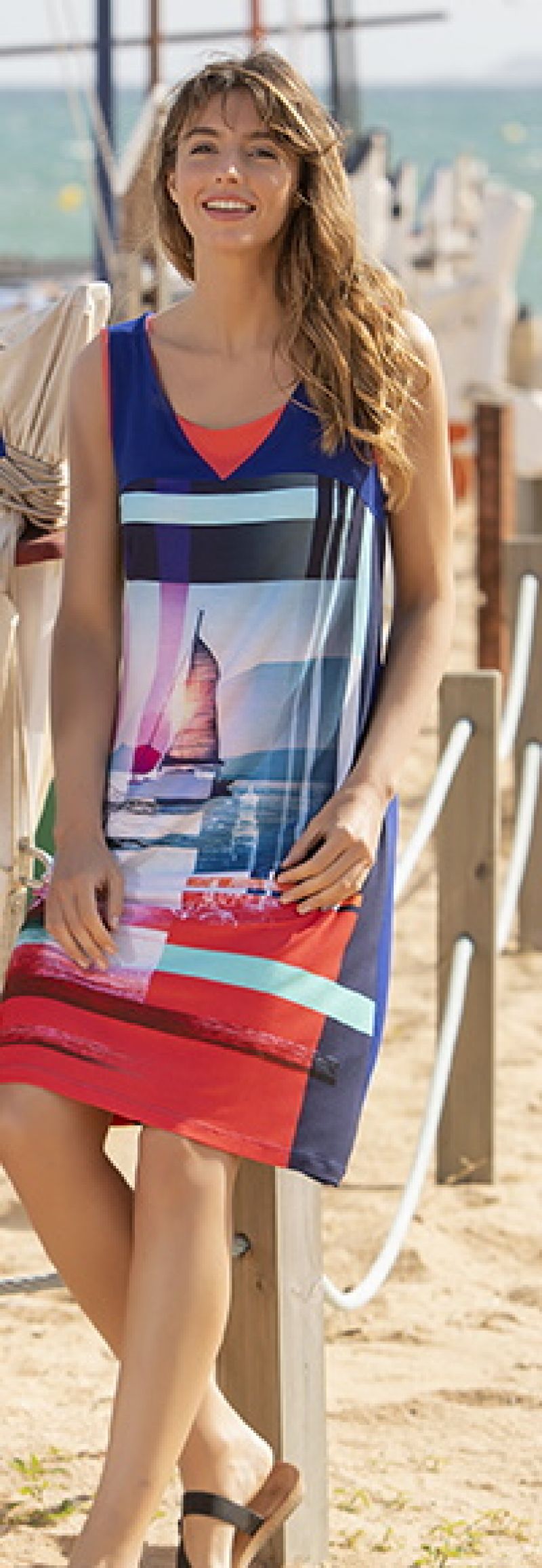 Mitjans Zomerkleedje blauw 46 -