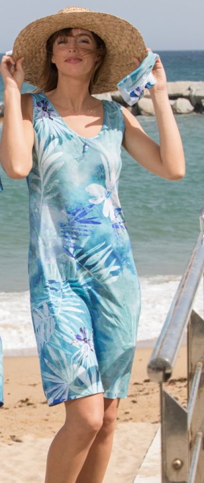 Mitjans Zomerkleedje blauw 48 -