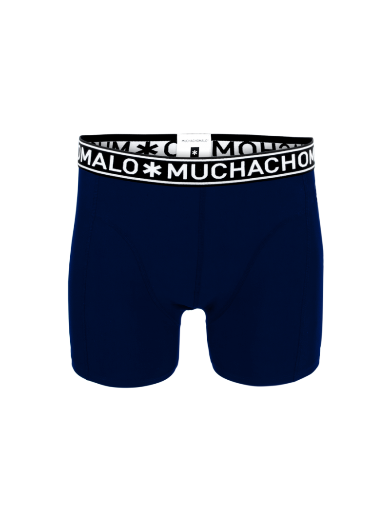 Muchachomalo Boys tight swimshort solid blauw 176 -