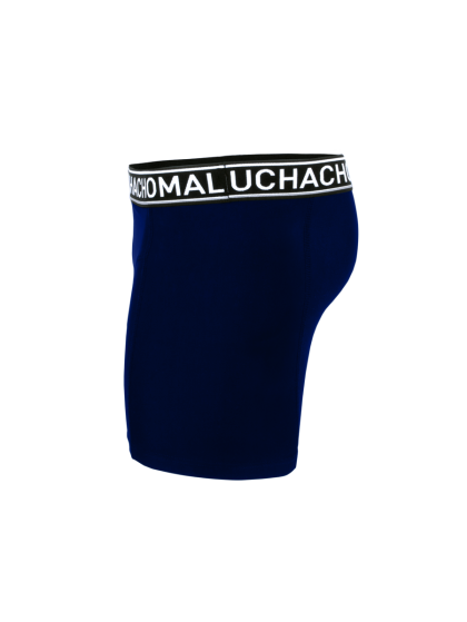 Muchachomalo Boys tight swimshort solid blauw 176 -