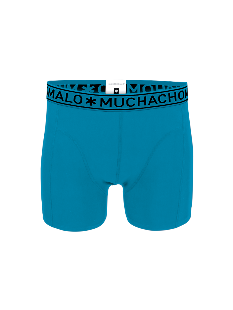 Muchachomalo Boys tight swimshort solid blauw 122/128 -